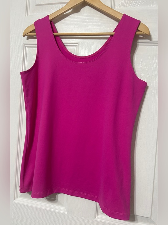Chico's Tops - Chico’s Women’s Sleeveless Tank Top Pink Stretch Nylon Chicos Size 2 - Large